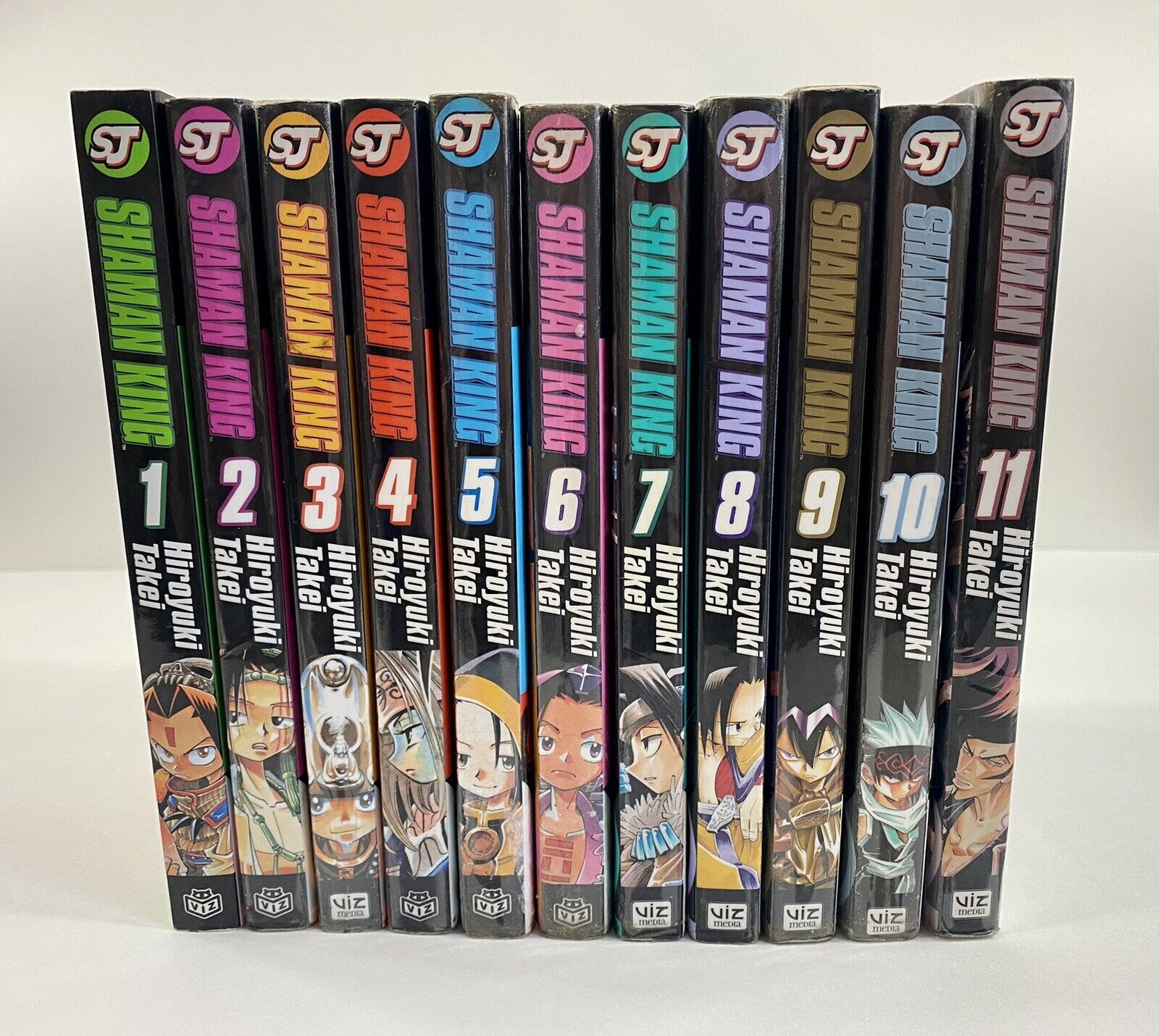 SHAMAN KING Volumes 1-11 Manga Set Collection ENGLISH RARE