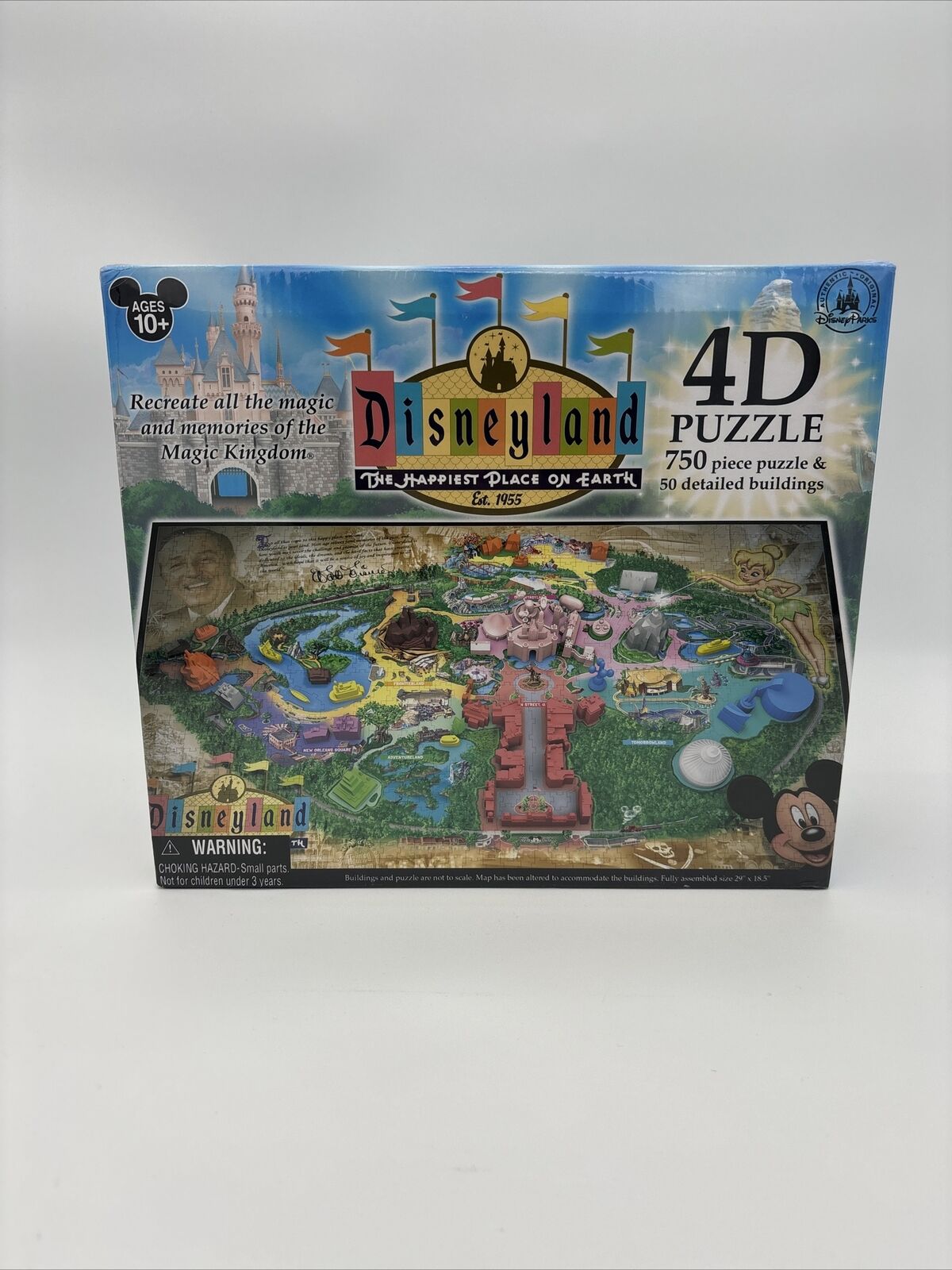NEW Disneyland 4D Puzzle 750 Pieces Sealed