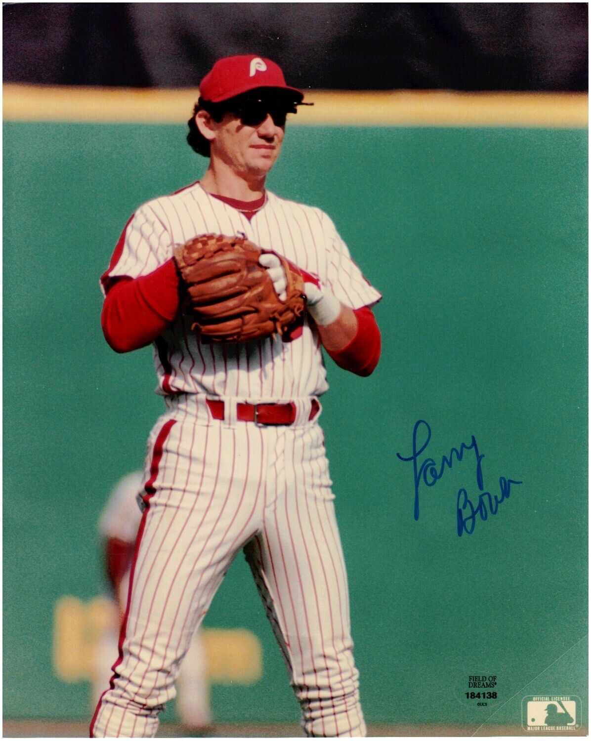 Larry Bowa-Philadelphia Phillies- Autographed 8x10 Photo-Field of Dreams COA