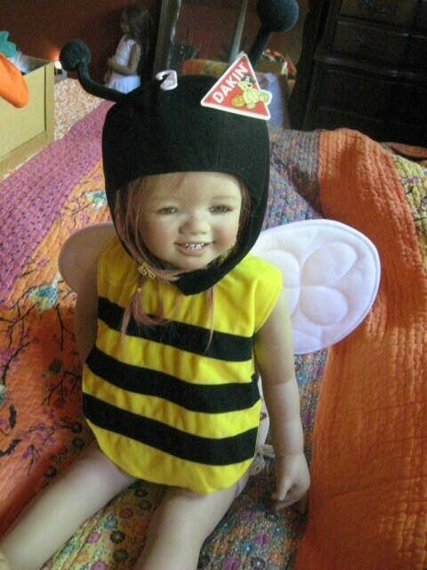 Halloween Costume - BUMBLE BEE - Baby Costume - fits Sanrike Himstedt Doll