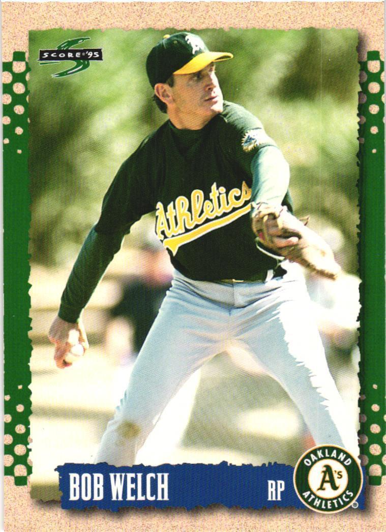 1995 Score #29 Bob Welch Oakland Athletics