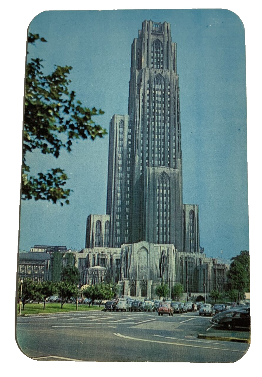 Cathedral of Learning University of Pittsburghs Skyscraper Schoolhouse Postcard