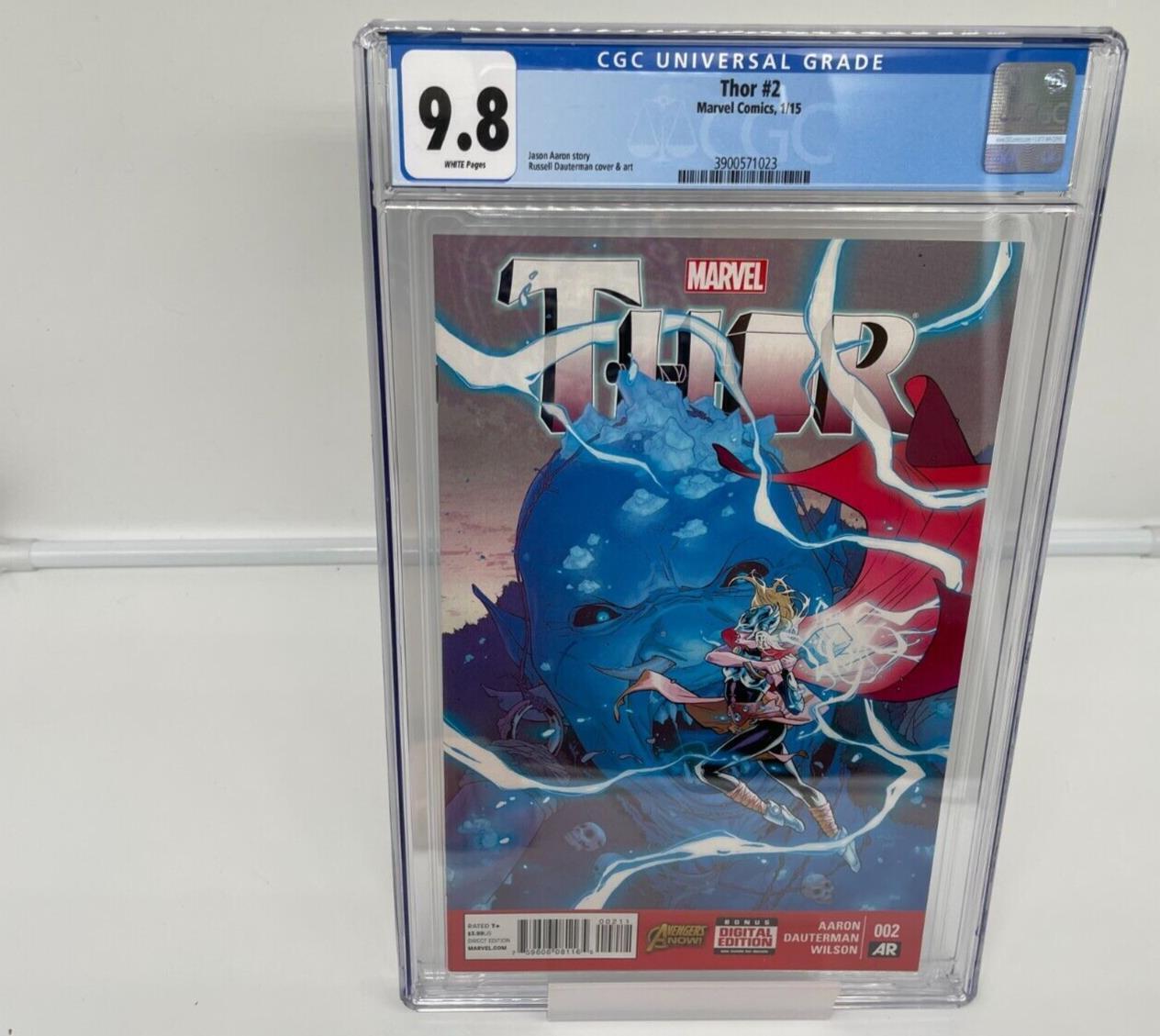 Thor #2 CGC 9.8 1st Jane Foster as Thor Marvel 2015