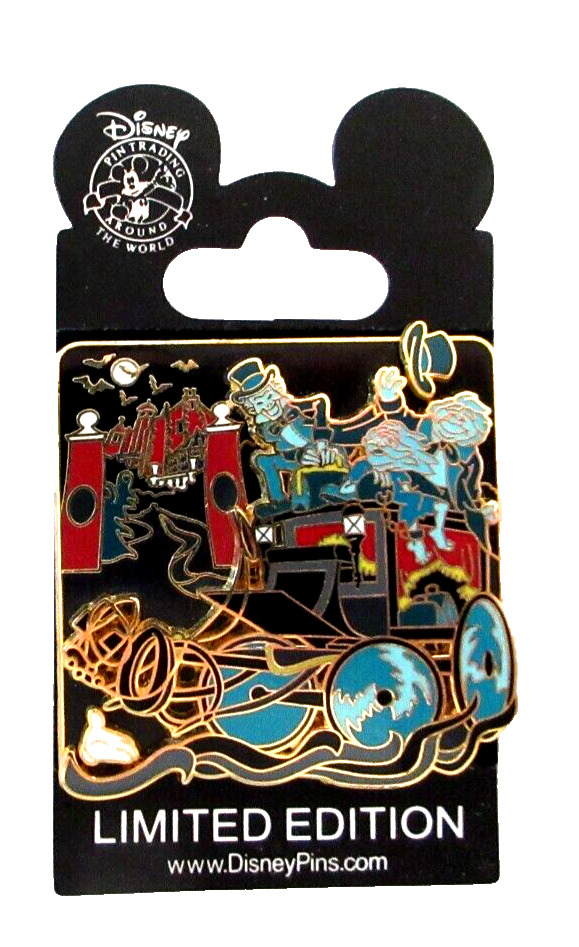 WDW 2009 WHITE GLOVE PIN - HITCHHIKING GHOSTS TAKE A RIDE - LE OF 500 - PP67181