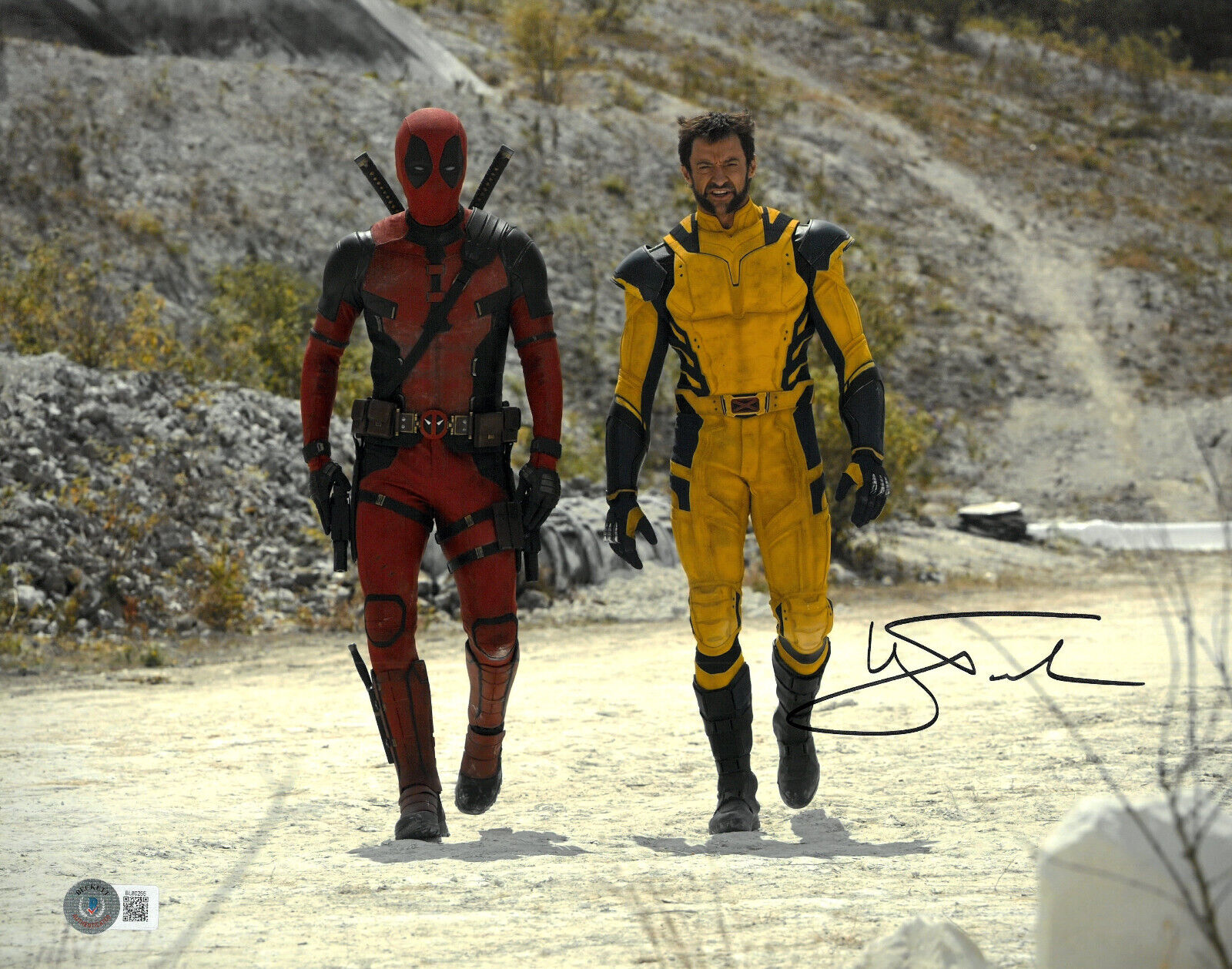 Hugh Jackman Signed Autograph Wolverine 11x14 Photo Beckett BAS Marvel