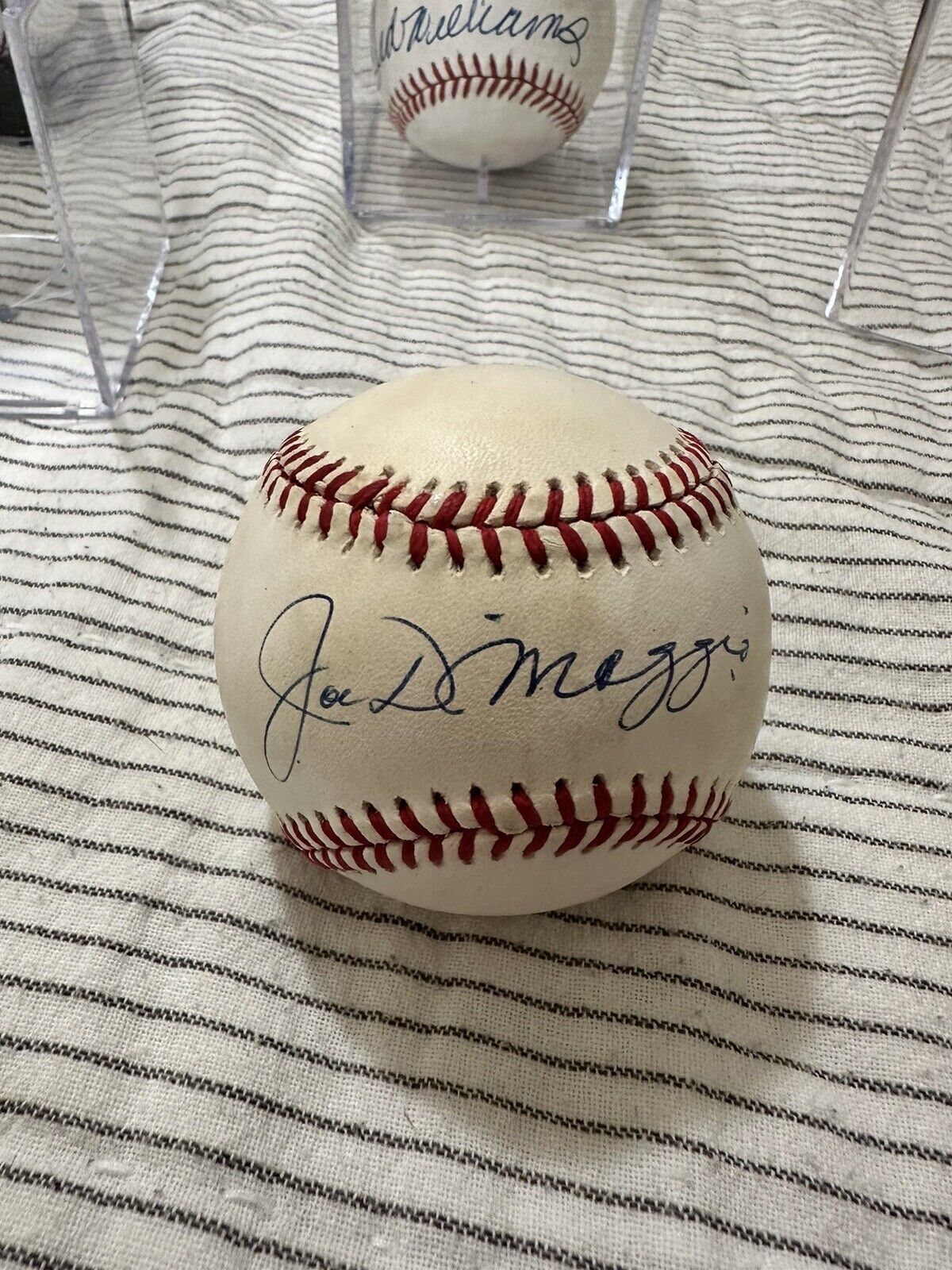 Joe DiMaggio Signed Official Baseball JSA Authentication 