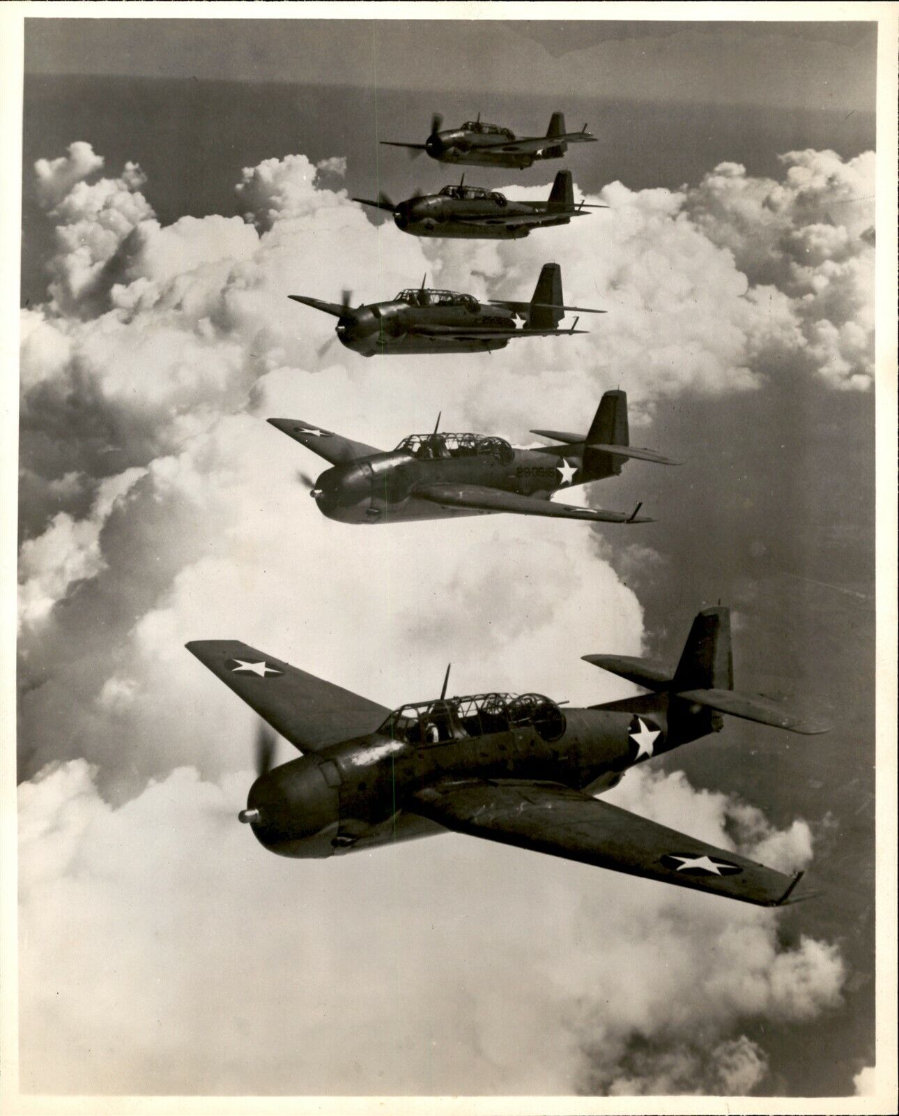 LV37 Original Photo CORSAIR BOMBERS OVER KOREA United States Military Planes