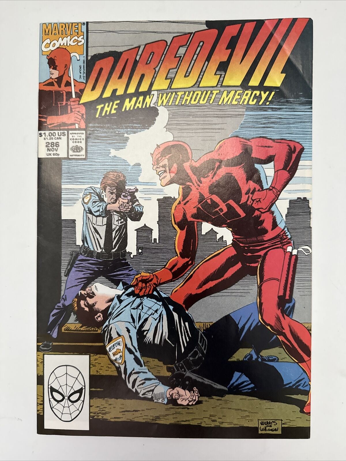 Daredevil #286 1990 Marvel Comics
