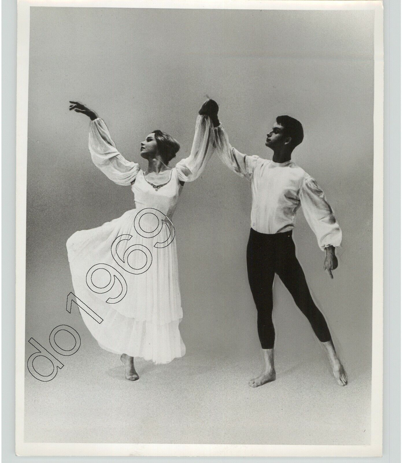 Dancers JEAN MATHIS & RAYMOND EVANS in RAVEL CONCERTO. 1963 Press Photo