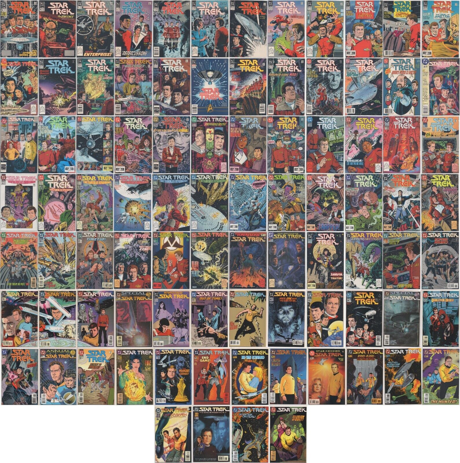 Star Trek vol. 2 (1989-1996) #1-14, 16-80, Annuals 1-6, Specials 1-3 DC Comics