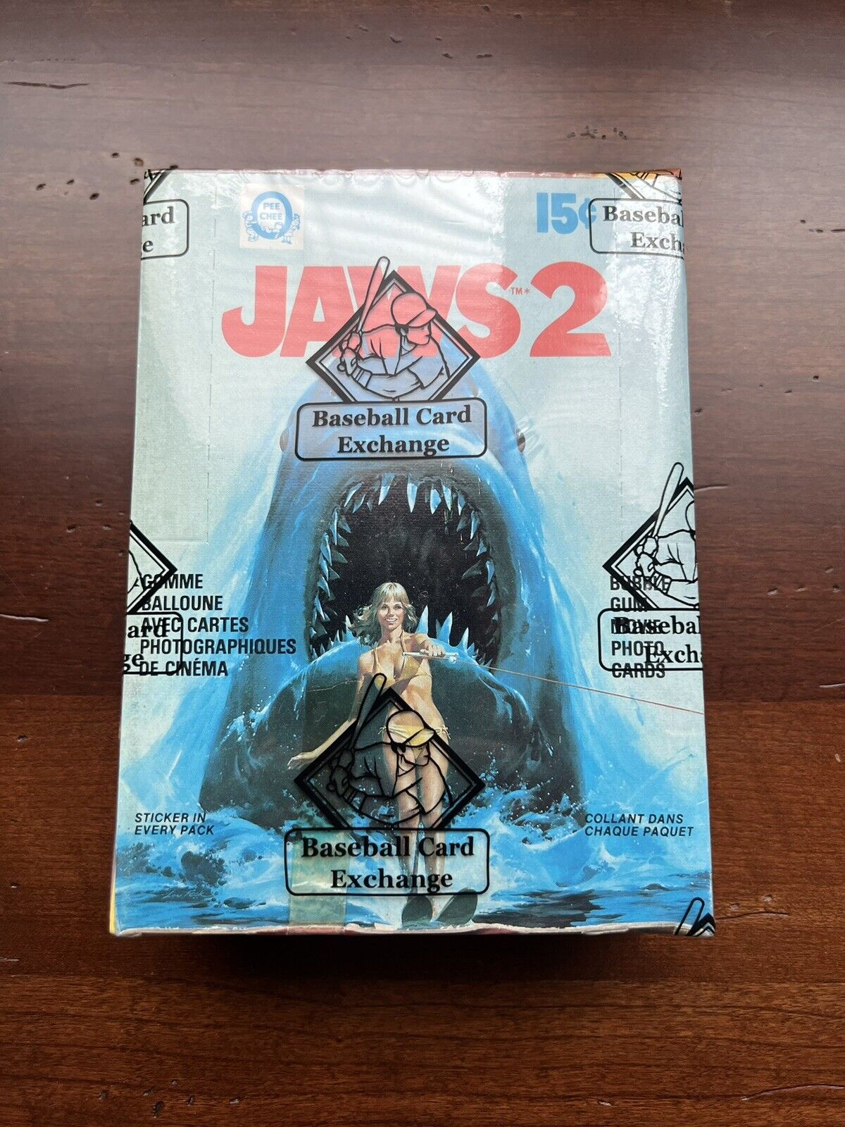 1978 O-Pee-Chee - Jaws 2 Wax Box..BBCE Authenticated From A Sealed CASE
