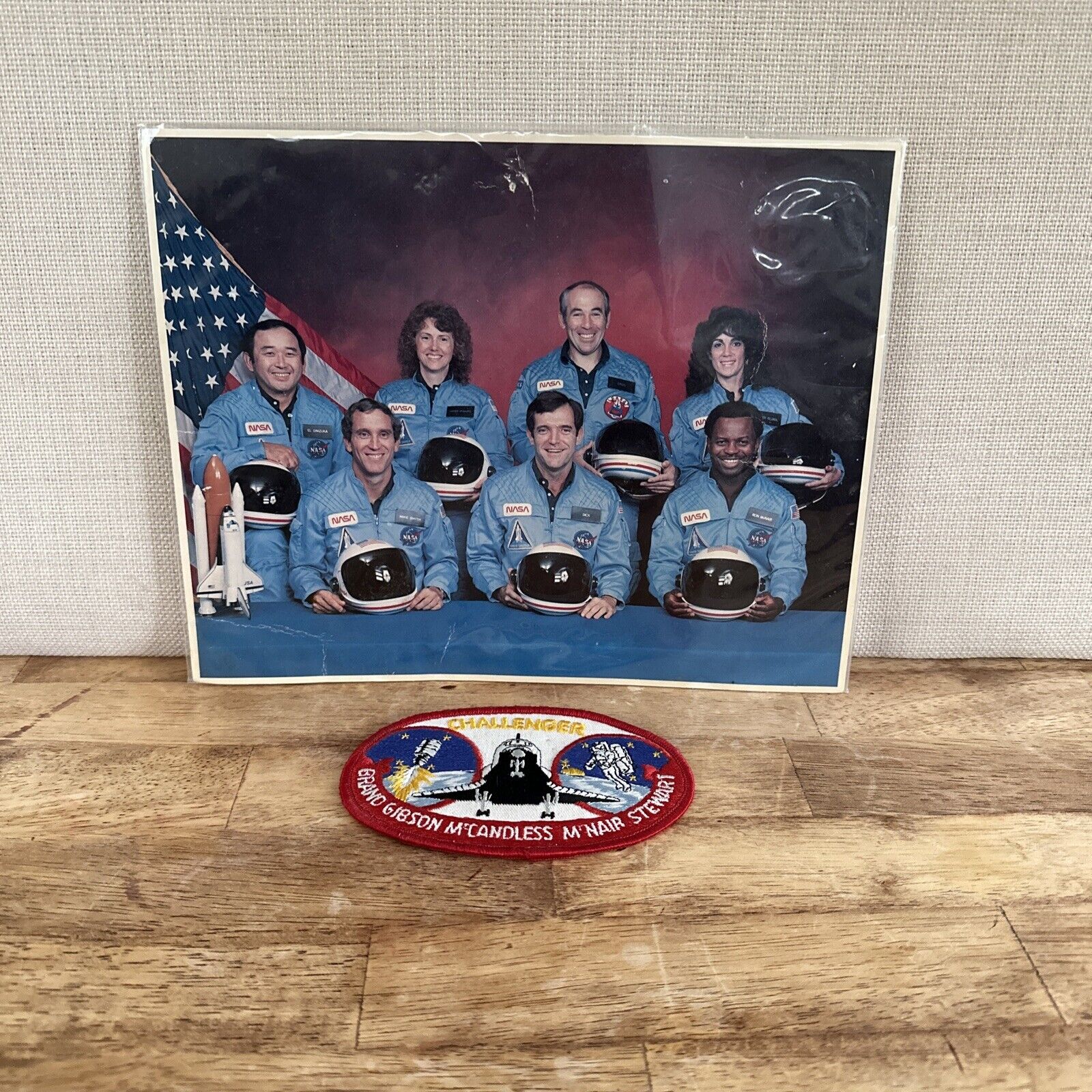 NASA 8x10 Photo Crew of Space Shuttle Mission 51-L Space Shuttle Collection