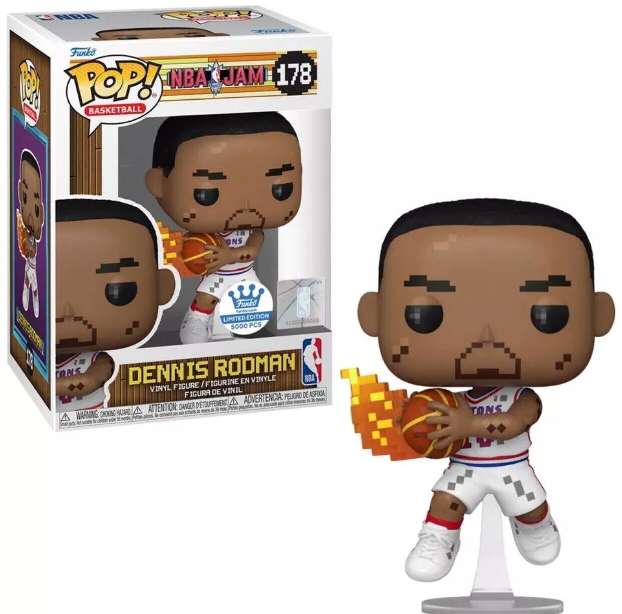 Funko POP Detroit Pistons Dennis Rodman (NBA JAM) #178