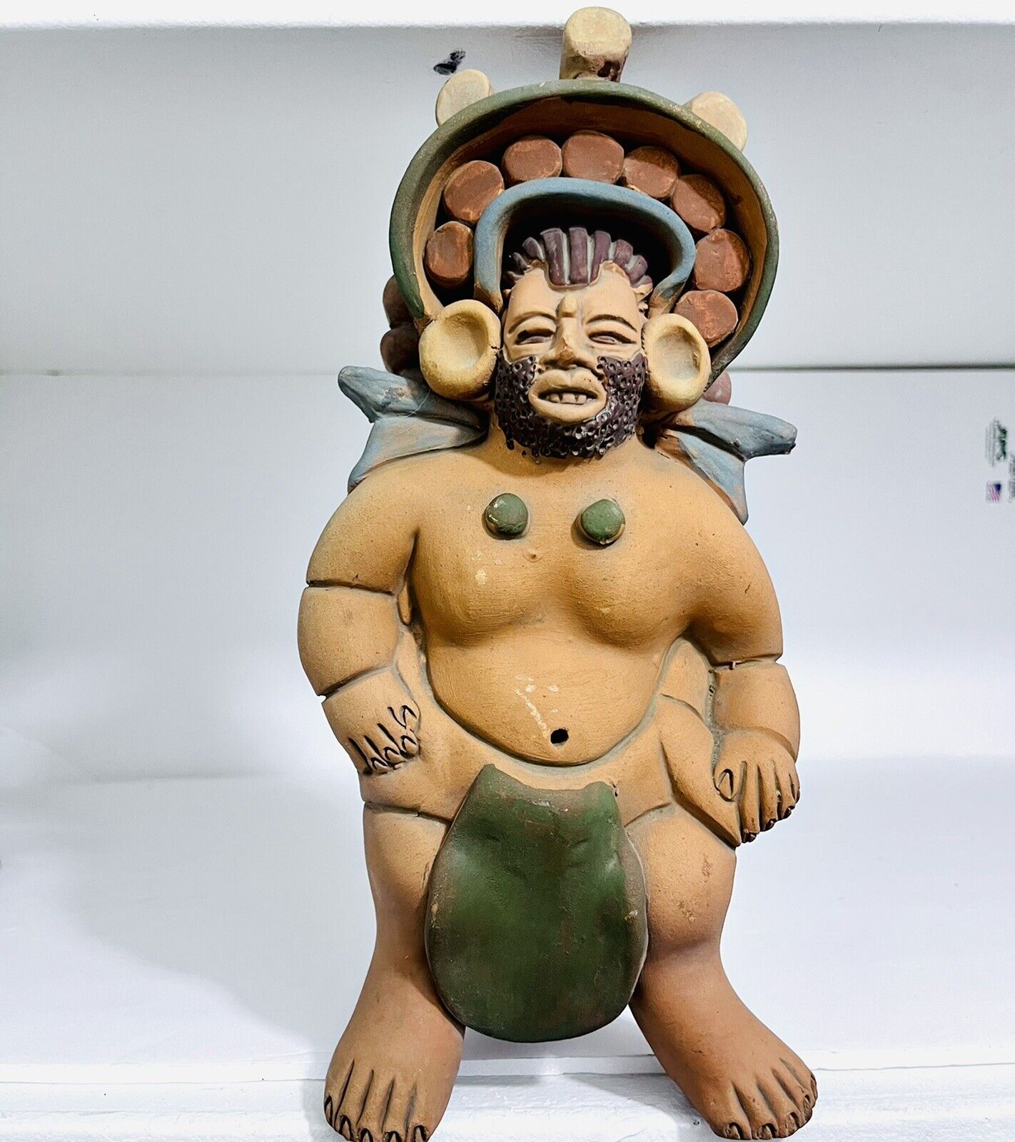 old mexico mexican ethnic pre columbian red clay