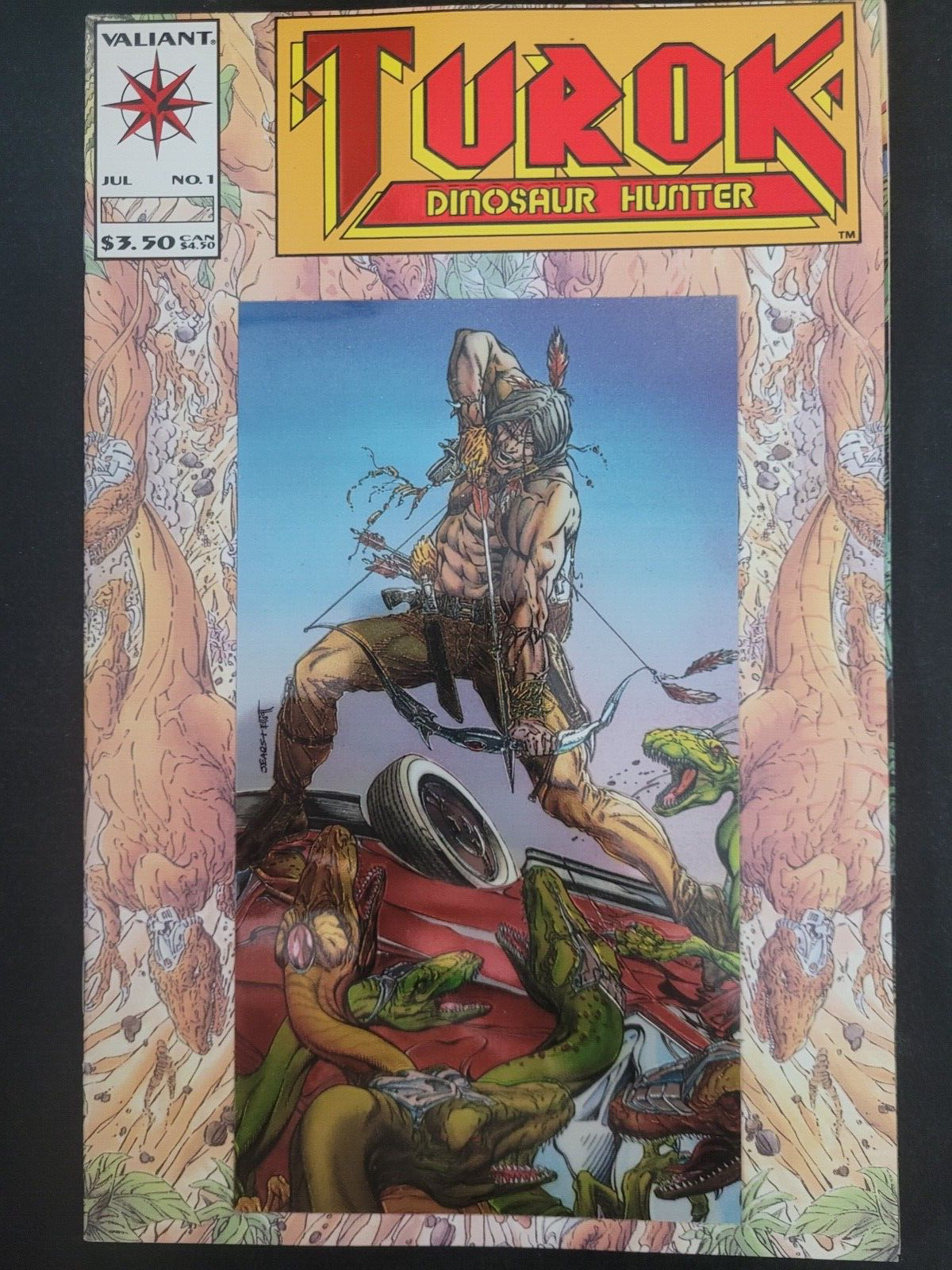 TUROK DINOSAUR HUNTER #1-13 (1993) VALIANT COMICS CHROMIUM COVER #1 BART SEARS