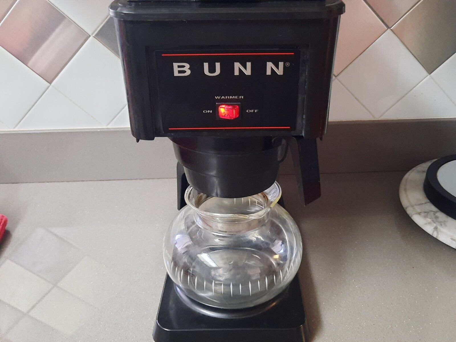 Vintage Bunn-o-Matic Coffee Maker Black Tested Working with Craft