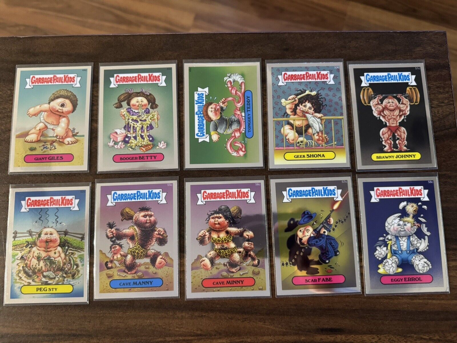 2014 Chrome Garbage Pail Kids C Card Complete Set - All 20 Cards GPK Variant OS2
