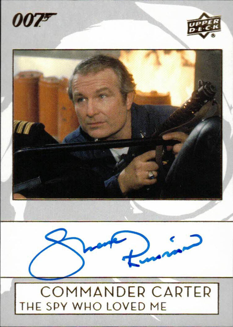 2019 Upper Deck James Bond 007 Collection Shane Rimmer Auto Autograph B