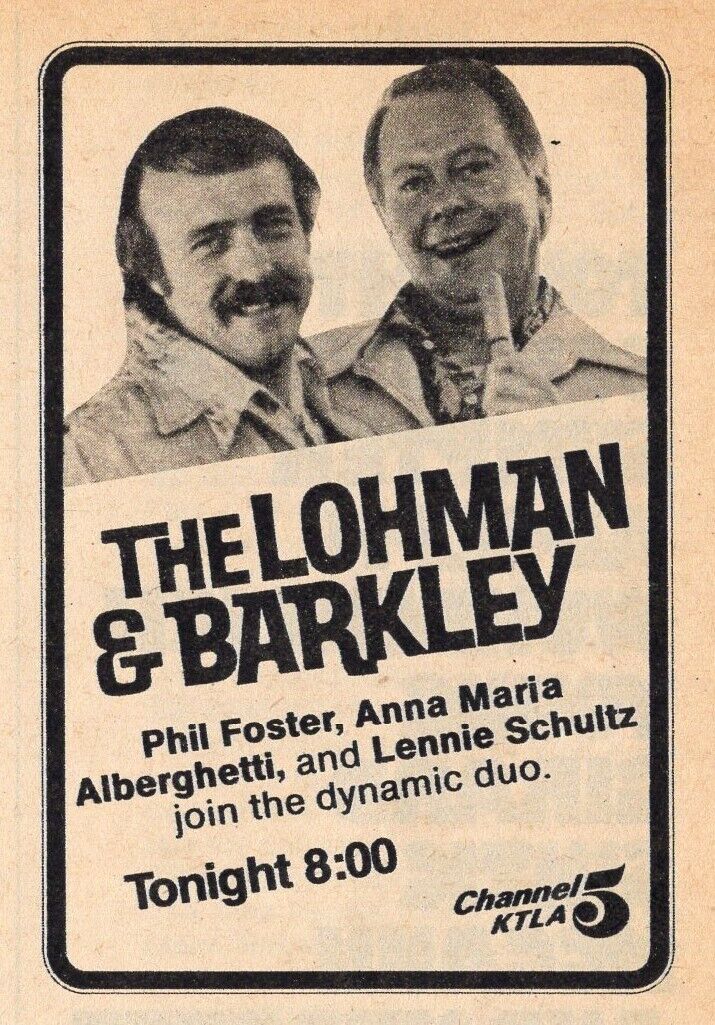 1976 TV AD ~ AL LOHMAN & ROGER BARKLEY MORNING SHOW ~ KFI RADIO PERSONALITY\'S