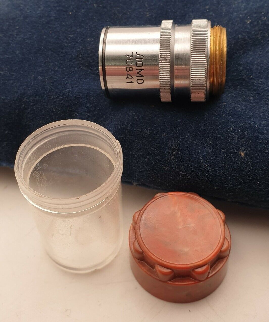 Vintage Lomo Microscope Objective Lenses APO 60 (1,0-0,7)