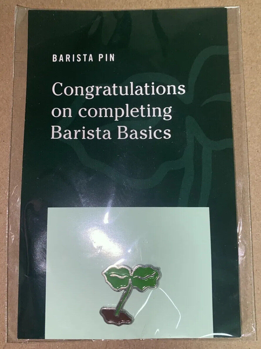 STARBUCKS Limited Edition Barista Basics Coffee Plant Pin - Brand New Enamel Pin