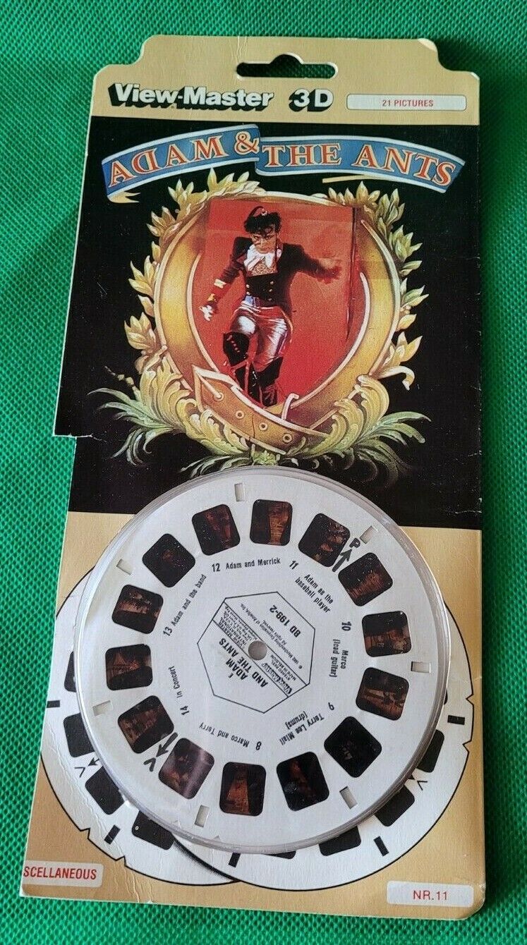 Scarce Adam & the Ants Rock & Roll Band Concert view-master 3 Reels Pack Set