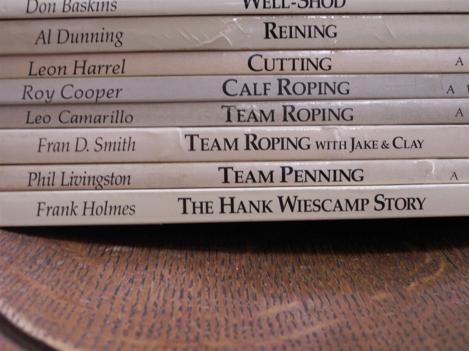 8 Western Horseman books / Reining Calf Roping Team Penning Shoeing 