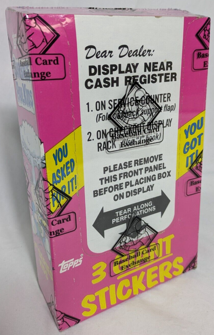 BBCE SEALED 1986 Garbage Pail Kids OS1 GIANT Original 1st Series 36 Pack Box GPK