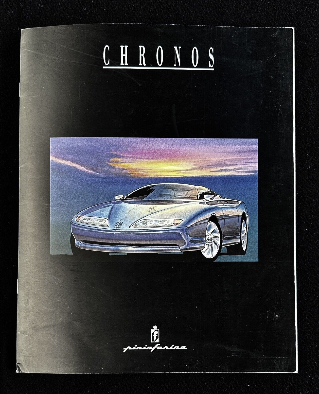 1991 Pininfarina Chronos Concept Car Press Kit Brochure Photos Italian English