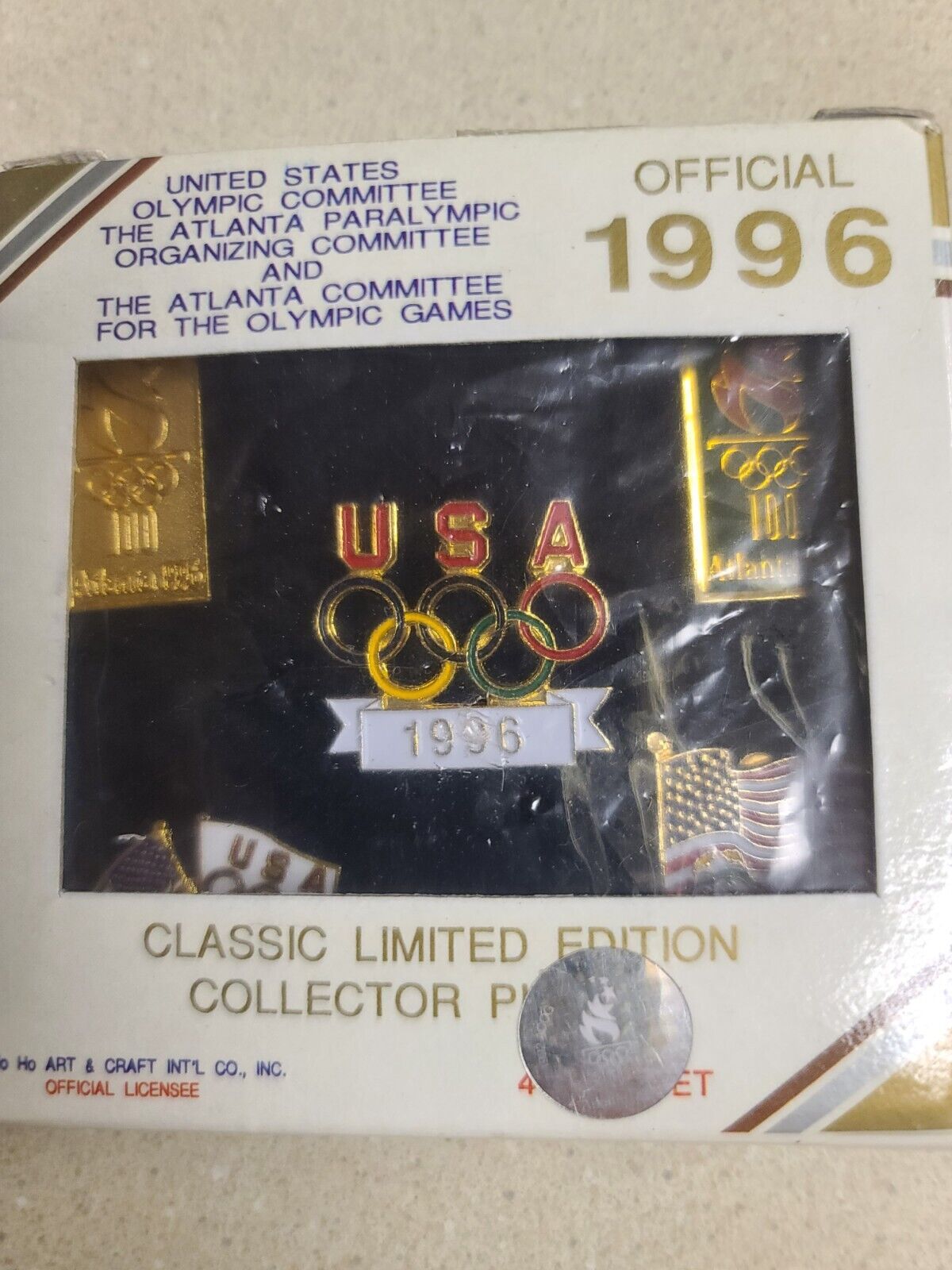 Olympics Official 1996 Atlanta Olympics Classic Limited Edition Collector Pin...
