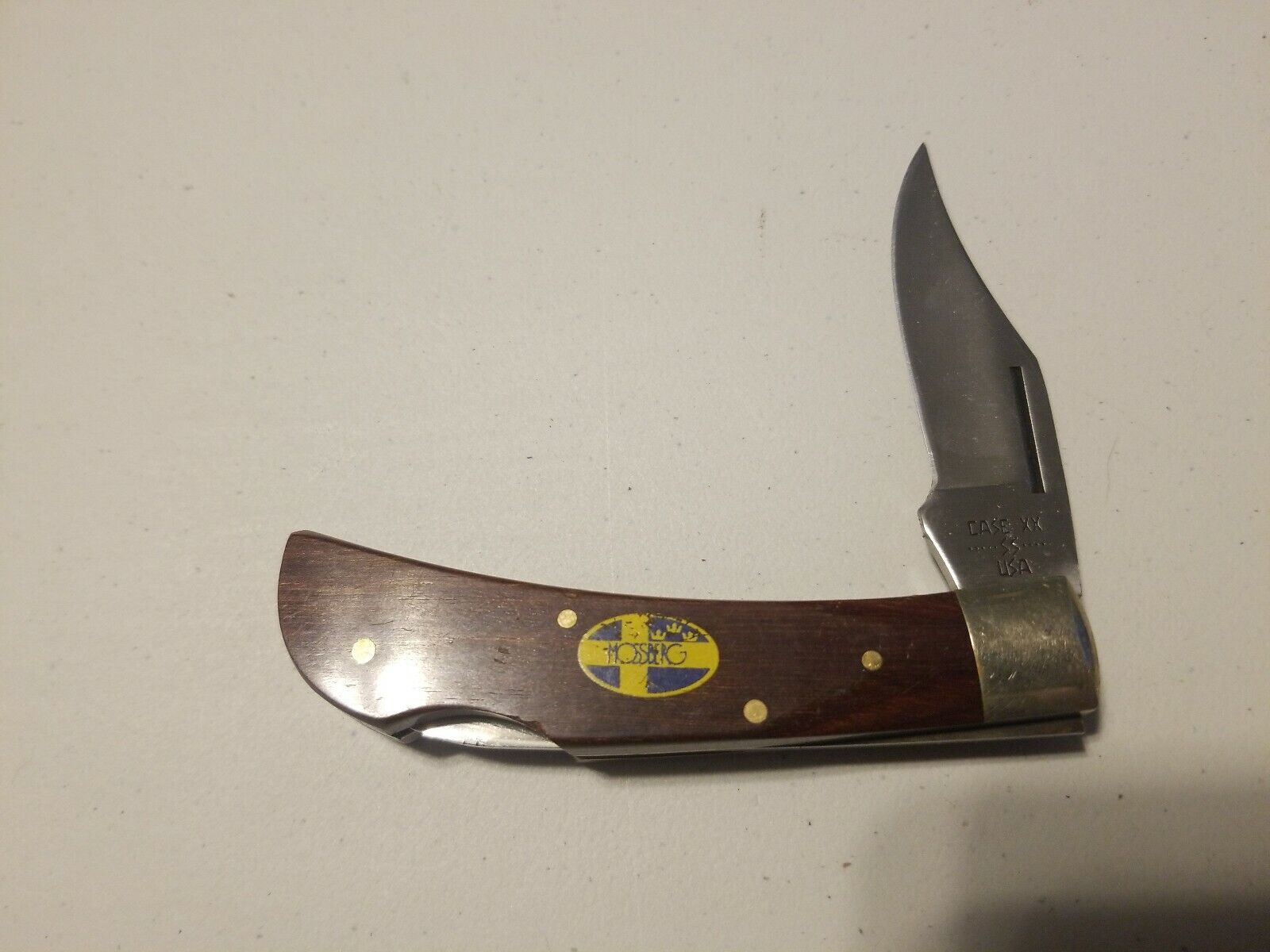 Vintage MOSSBERG Case XX 9 Dot P1051 1/2 L folding lock blade pocket knife