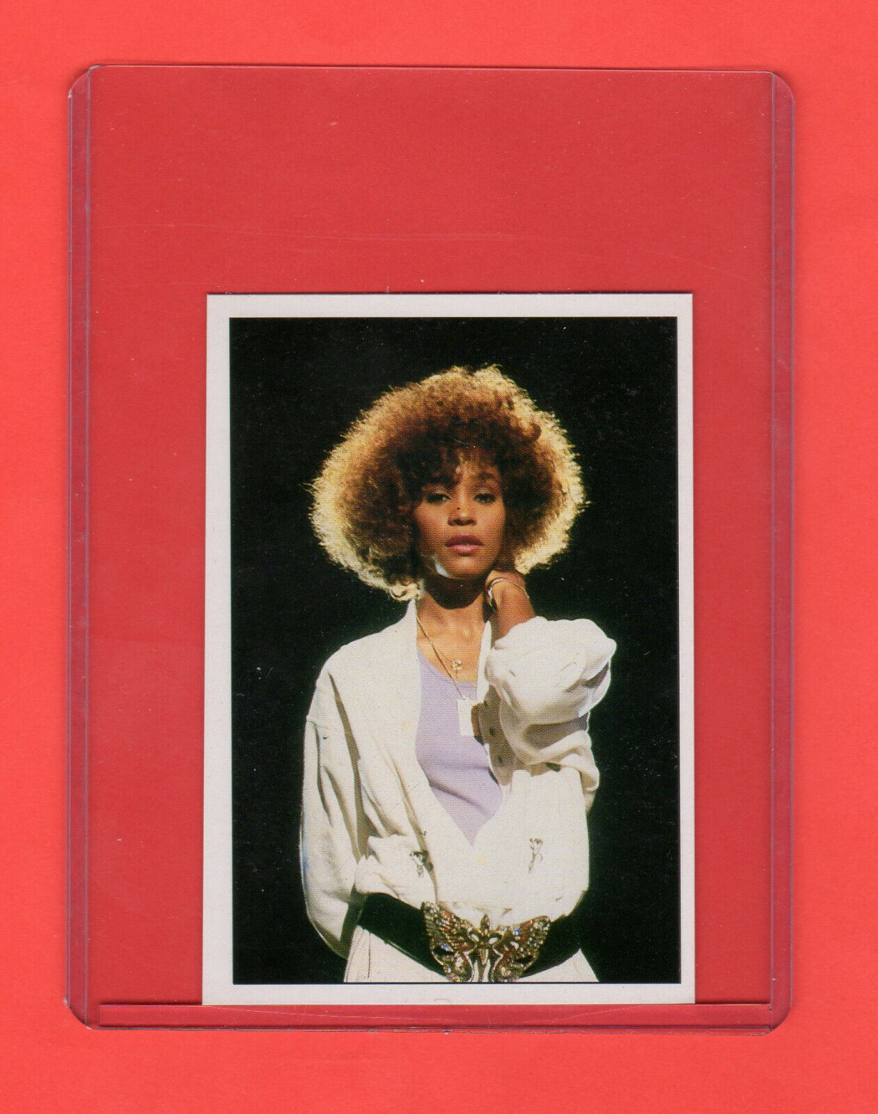 Whitney Houston 1987 Panini Smash Hits Card  Pack Fresh # 78 RC ??
