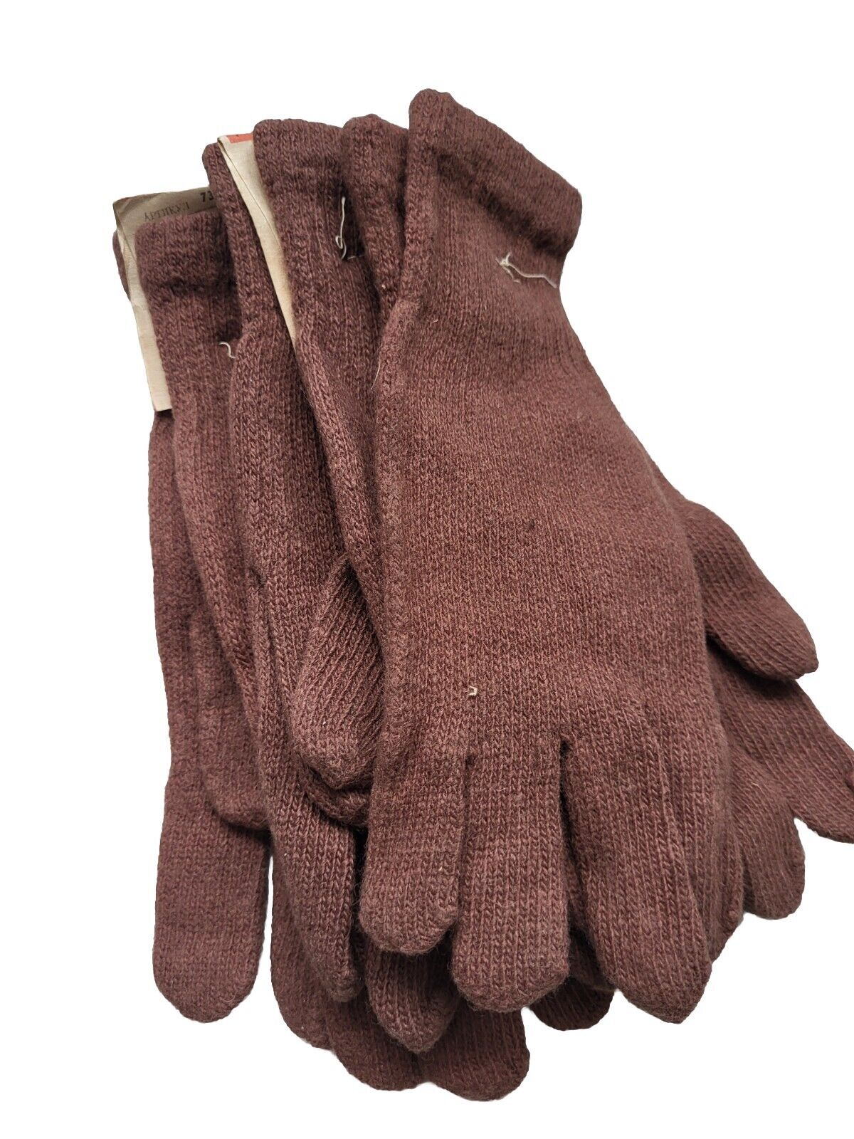  Soviet VTG Military Winter Brown Gloves (CAMEL HAIR), NEW SIZE  9