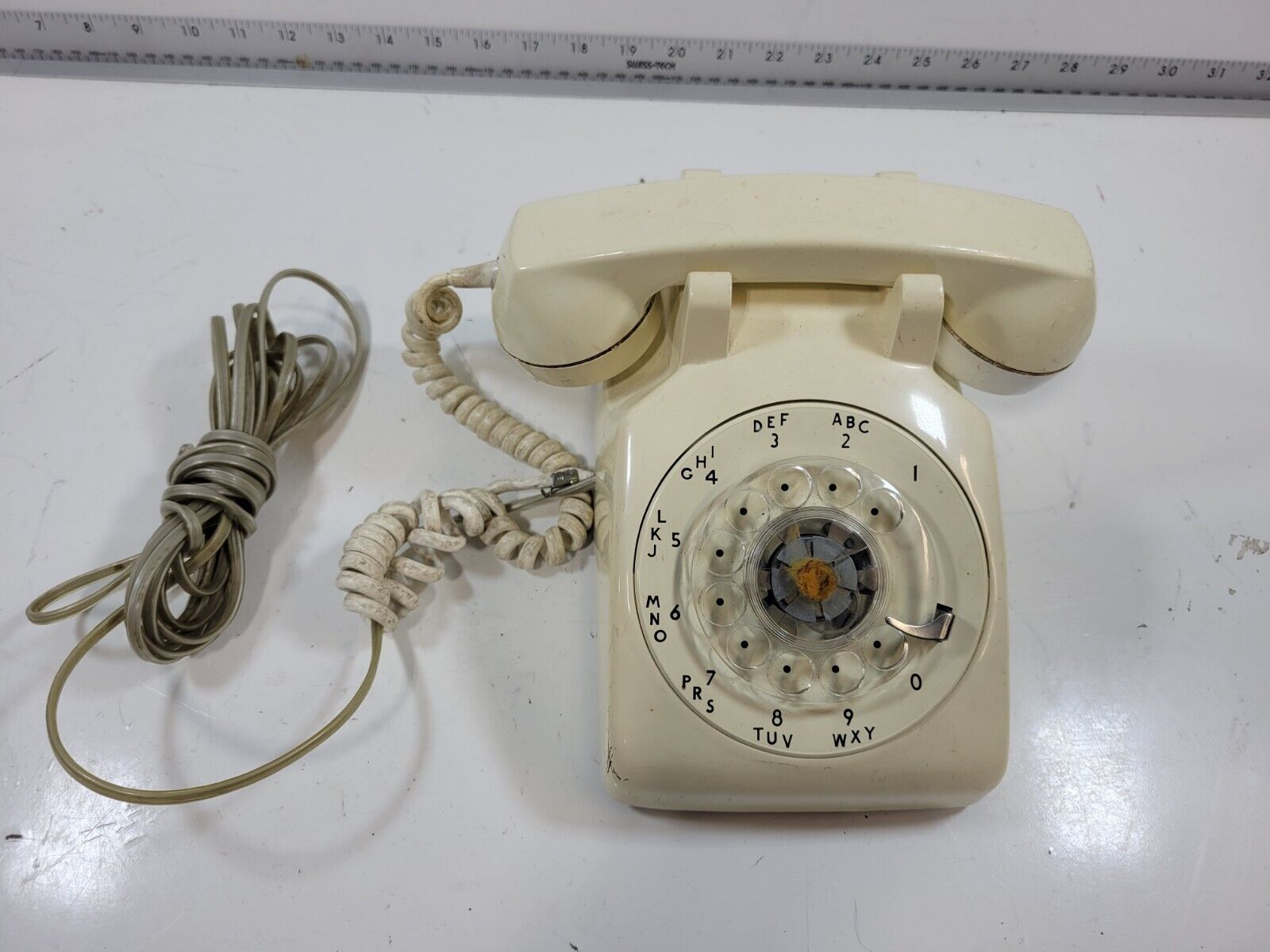 NORTHERN Electric WHITE ROTARY MODULAR  PHONE - UNTESTED