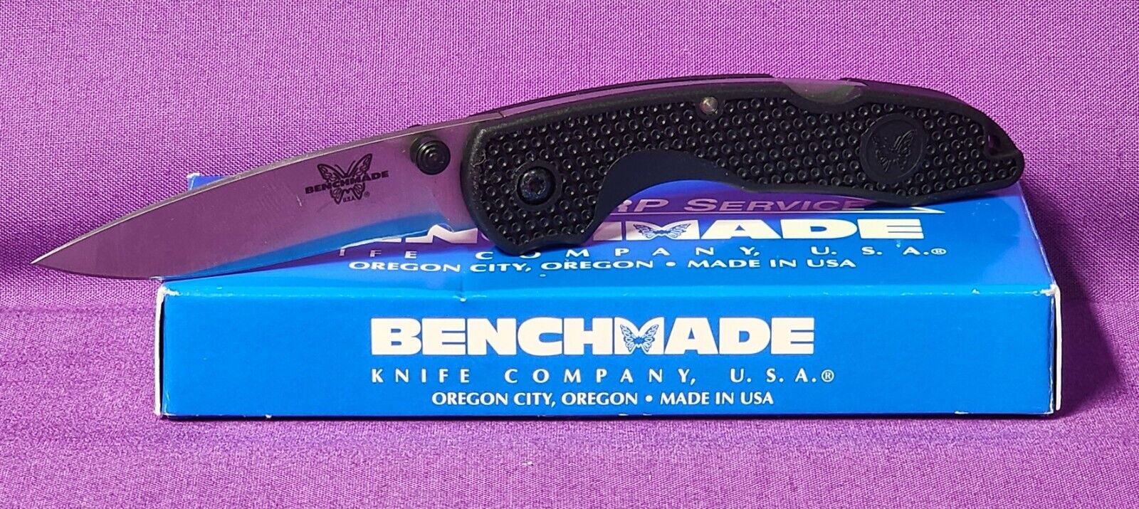Vintage 1999 Benchmade 825 Ascent With Original Box, Paperwork Discontinued NOS