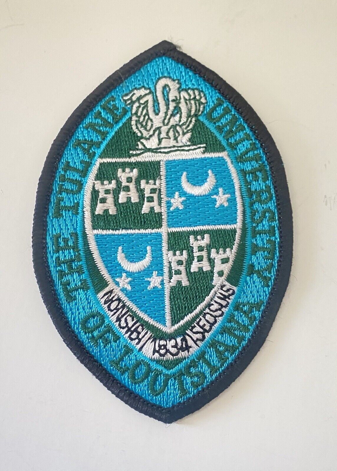Tulane University of Louisiana coat of arms patch