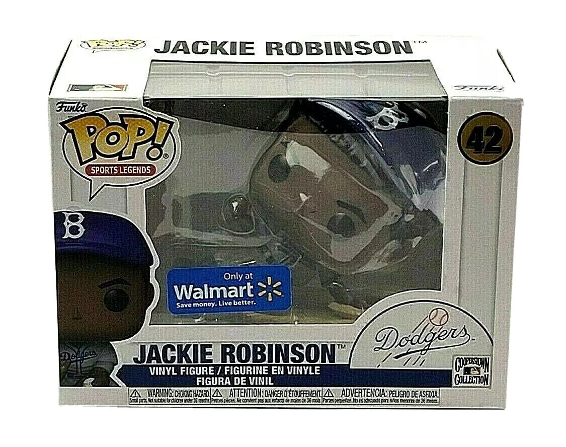 Funko Pop Brooklyn Dodgers Jackie Robinson Sliding Walmart Exclusive #42 