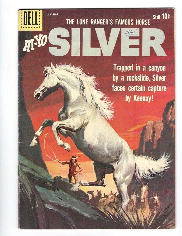 Hi-Yo Silver #35 Dell 1960 Flat tight and glossy VF- or Better  Lone Ranger