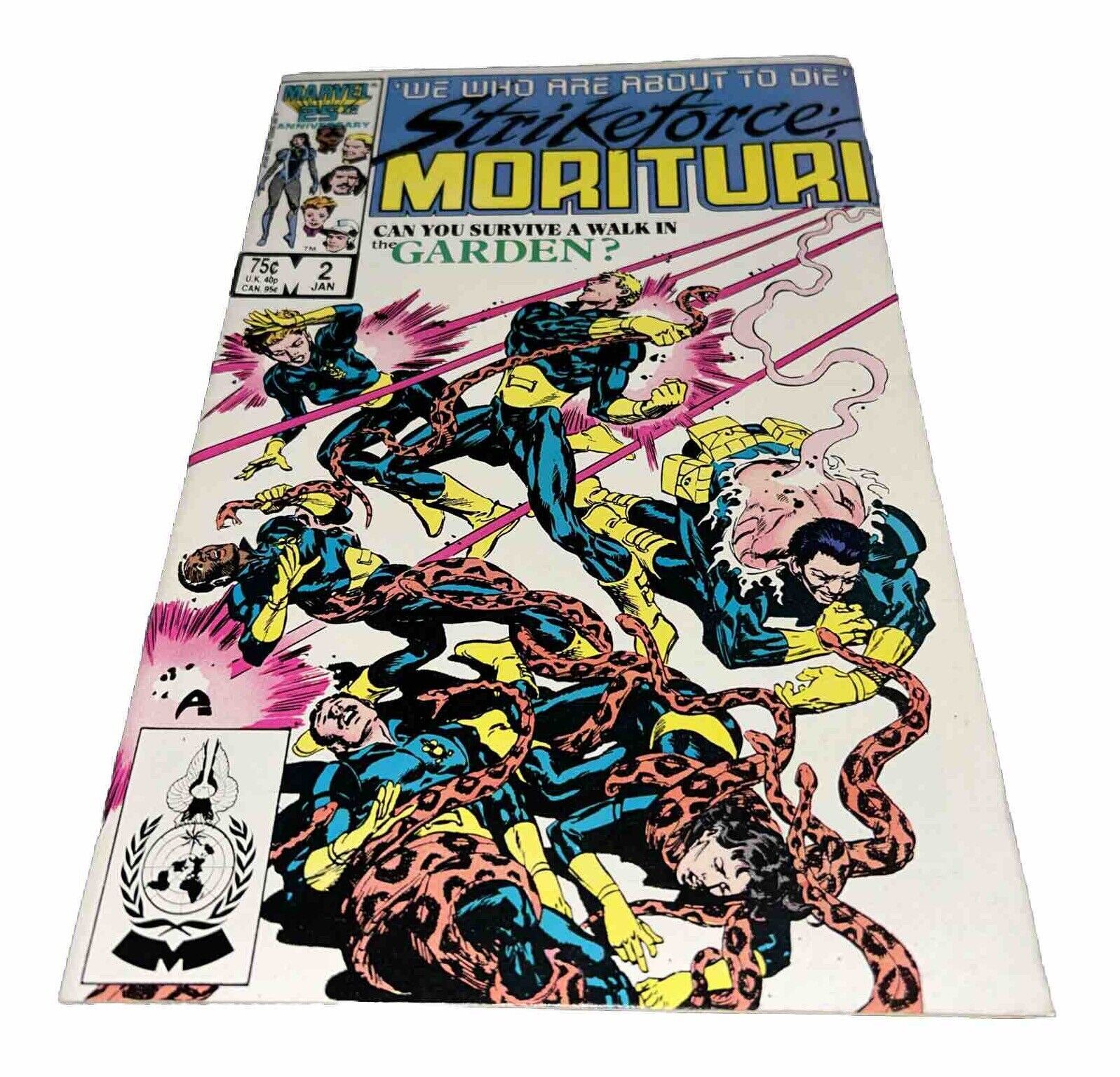 Strikeforce: Morituri #2 1987 Marvel Comics Comic Book