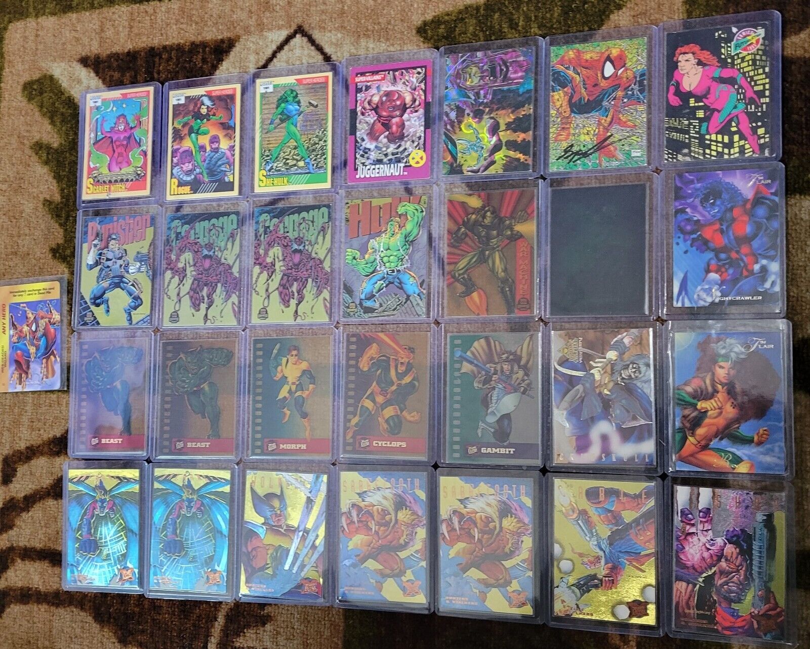 Ultra Fleer Marvel Universe Power Blast Card Lot Of 30 Cards 1991, 92, 94, 1995