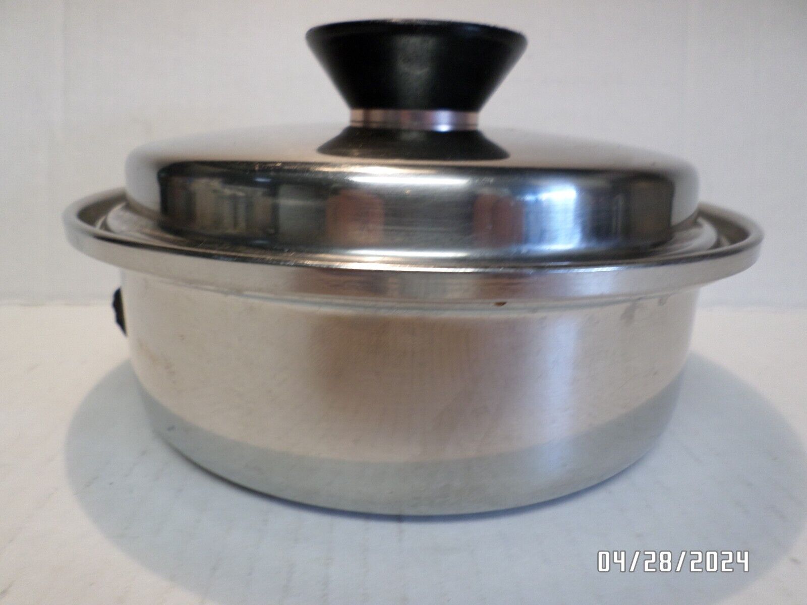 Vintage Duncan Hines 3 ply 18-8 Stainless Steel 1 Quart Sauce Pan & Lid USA