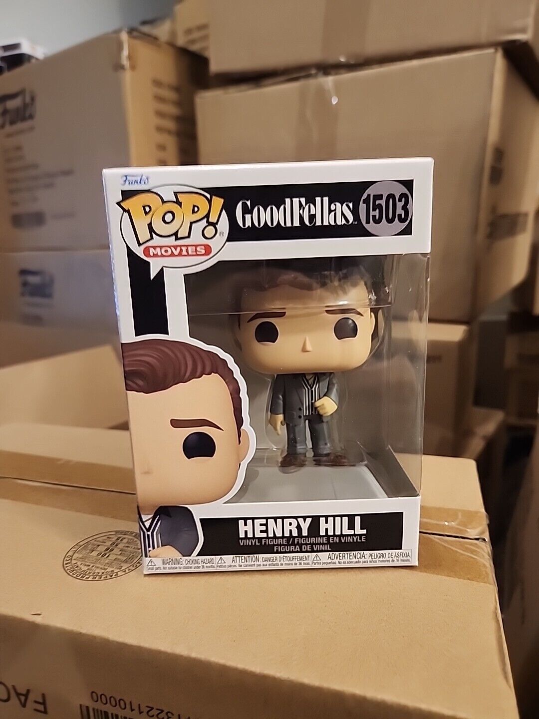 Funko Pop Movies - Goodfellas Henry Hill #1503 - Ray Liotta- Mint - Ships Now