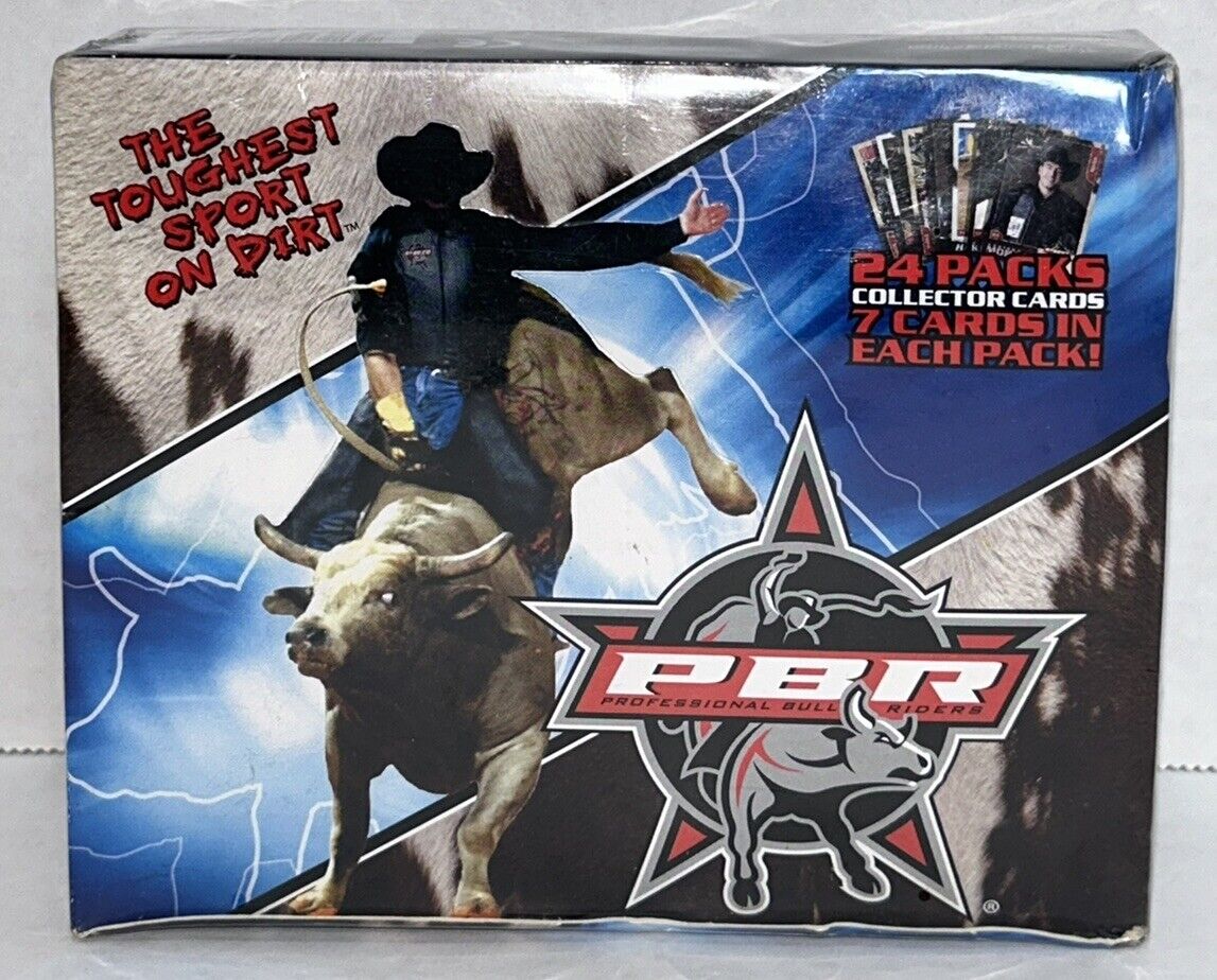 Rare 2005 Professional Bull Riding PBR Sealed Wax Box 24 Packs 7 Cards Per Pack