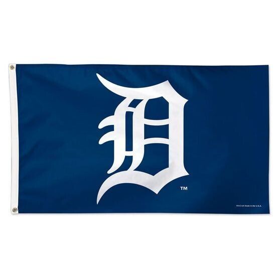 Detroit Tigers 3x5 Flag Banner MLB Baseball Single Sided Sports Outdoor Fan NEW