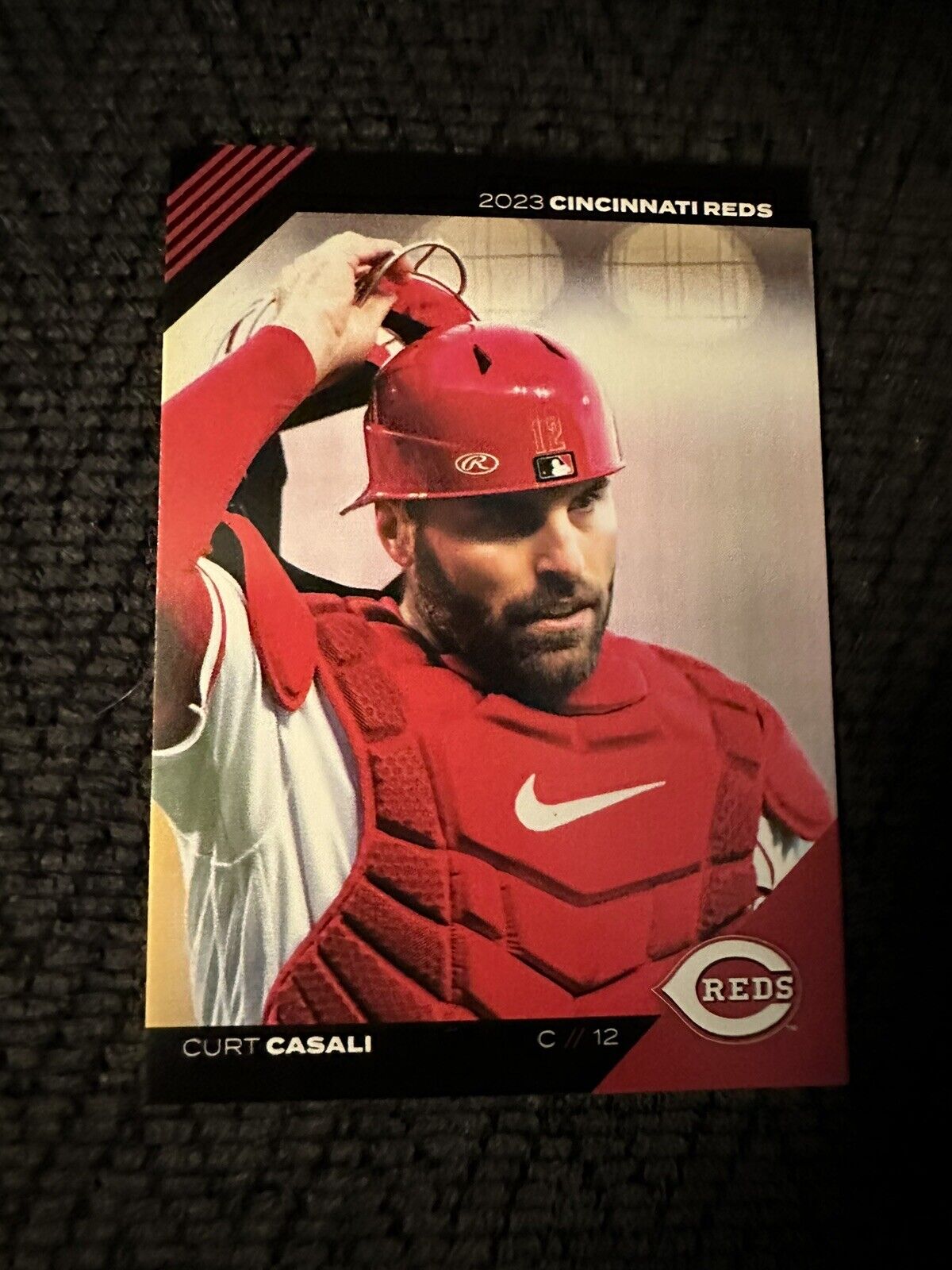 2023 Kahns Baseball Trading Card Cincinnati Reds Team Issued Curt Casali