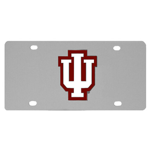 indiana hoosiers college football steel car tag license plate 