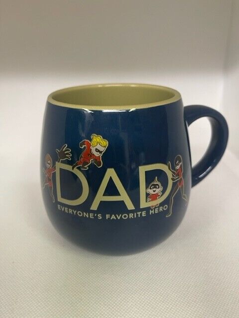 PIXAR Disney DAD Everyone\'s Favorite Hero Mug The Incredibles Coffee Cup