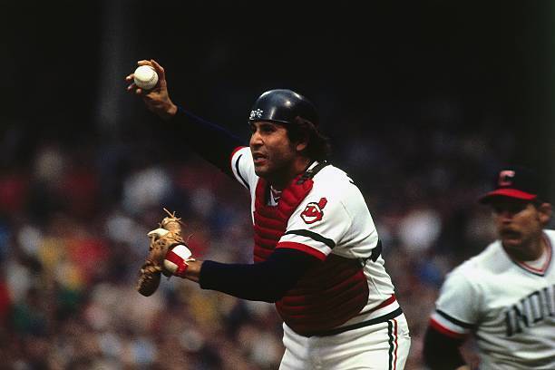 Ron Hassey Of The Cleveland Indians 1980s Old Baseball Photo