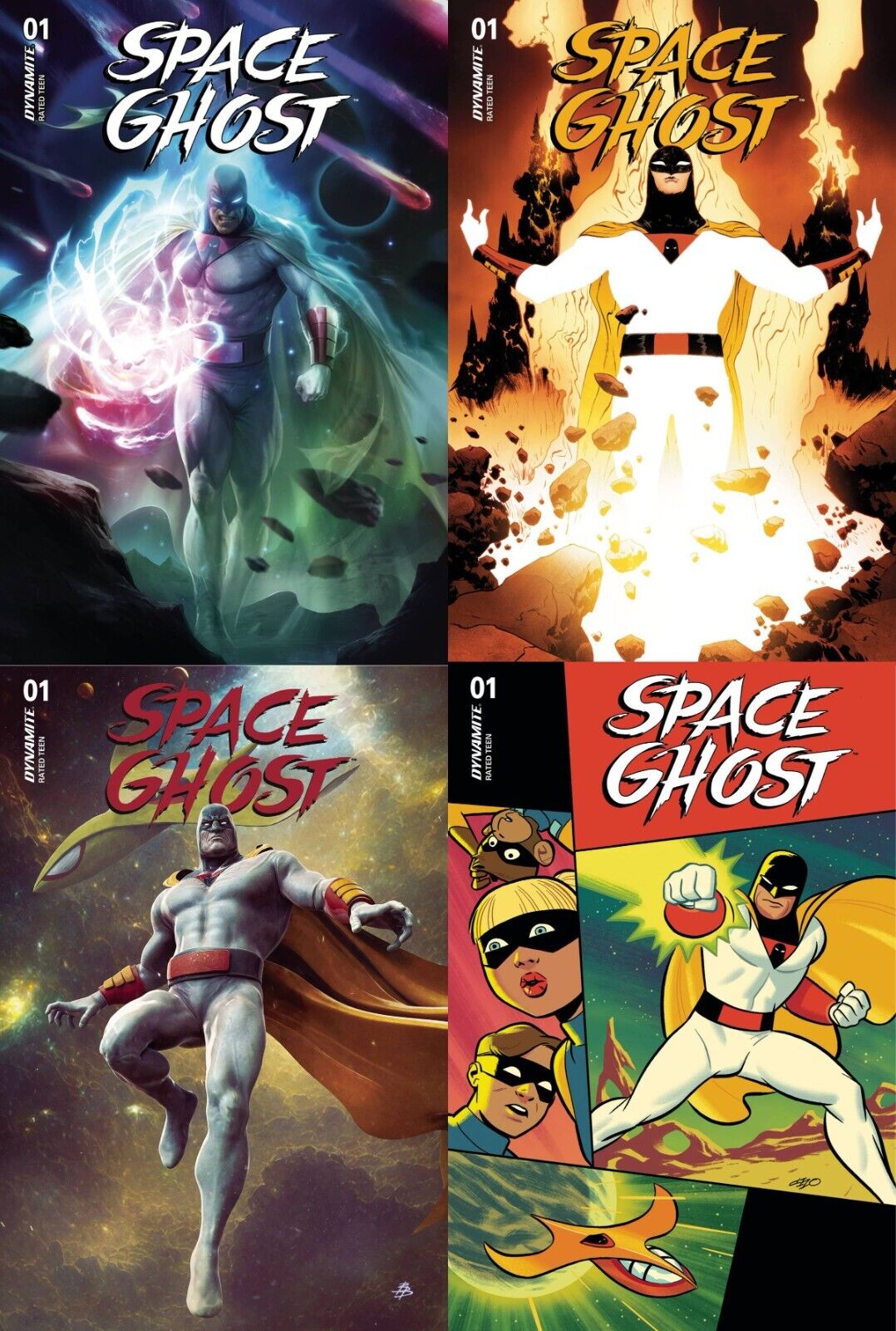 Space Ghost #1 (2024) Cover A B C D Set