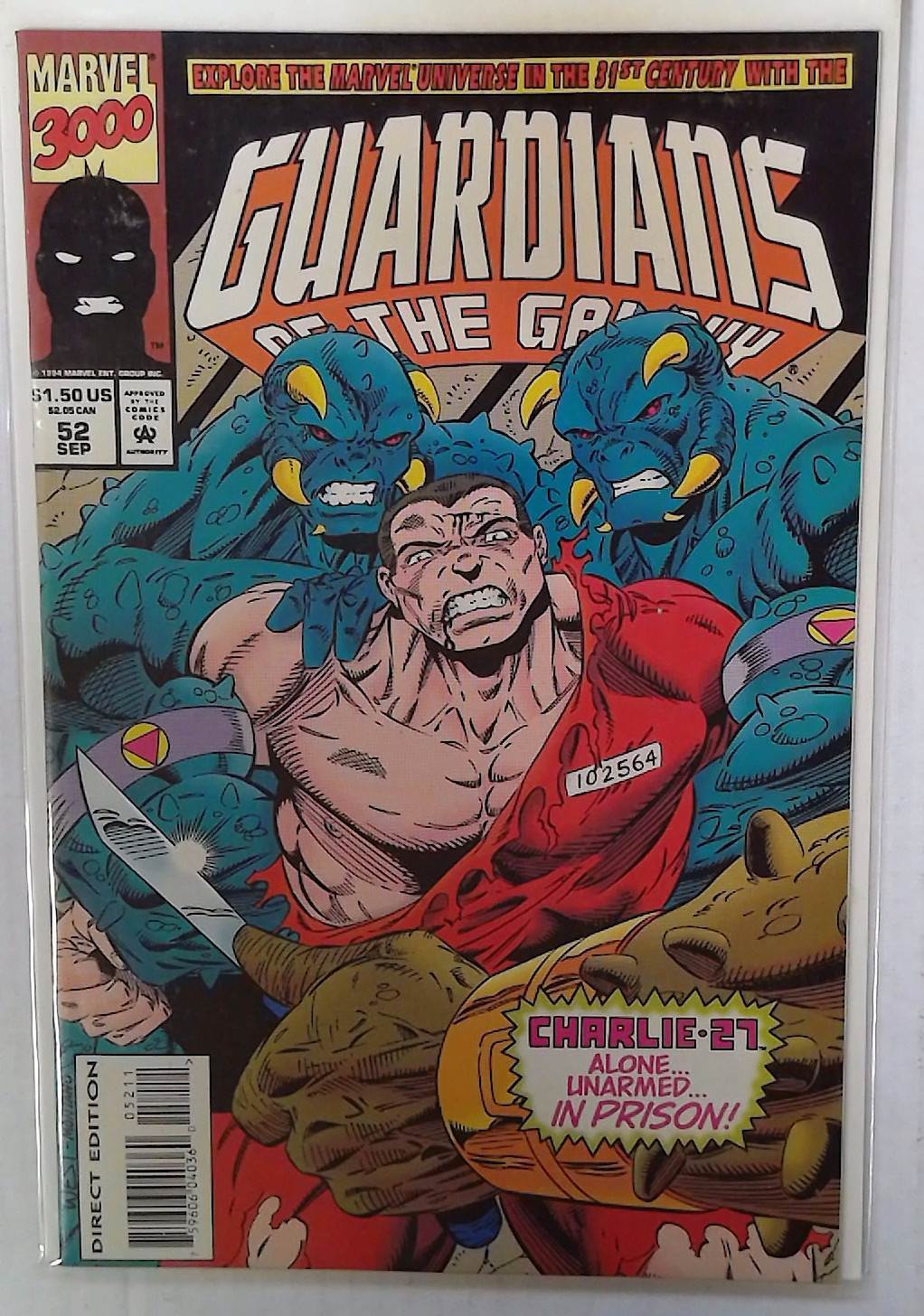 1994 Guardians of the Galaxy #52 Marvel Comics 1st Series 1st Print Comic Book
